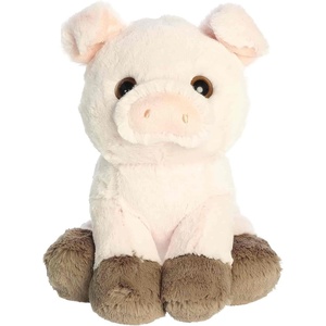 Aurora® Playful Little Dreamers™ Cosmo Pig™ Stuffed Animal – Mini Companions Ready for Playful Adventures – Perfect for Birthdays, Adults and Kids All Ages – Pink 8 Inches