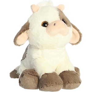Aurora® Playful Little Dreamers™ Moony Cow™ Stuffed Animal – Mini Companions Ready for Playful Adventures – Perfect for Birthdays, Adults and Kids All Ages – Brown 8 Inches