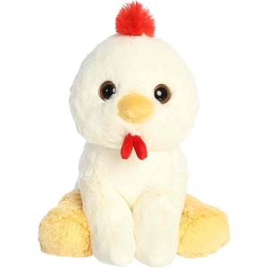 Aurora® Playful Little Dreamers™ Nova Chicken™ Stuffed Animal – Mini Companions Ready for Playful Adventures – Perfect for Birthdays, Adults and Kids All Ages – White 8 Inches