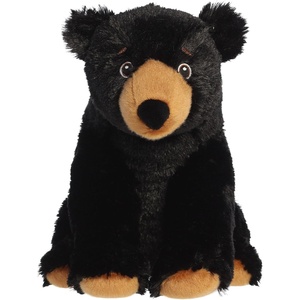 Aurora Responsibly Made Eco Nation Eco Hugs Black Bear Stuffed Animal – Ideal for Playtime Adventures – Perfect for Birthdays or Just Because – 11.5 Inches