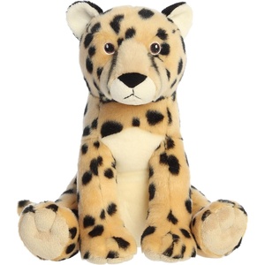 Aurora Responsibly Made Eco Nation Eco Hugs Cheetah Stuffed Animal – Ideal for Playtime Adventures – Perfect for Birthdays or Just Because – Yellow 10.5 Inches
