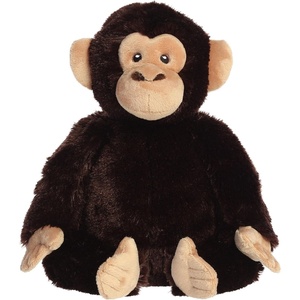 Aurora Responsibly Made Eco Nation Eco Hugs Chimpanzee Stuffed Animal – Ideal for Playtime Adventures – Perfect for Birthdays or Just Because – Brown 10.5 Inches