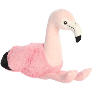 Aurora Responsibly Made Eco Nation Eco Hugs Flamingo Stuffed Animal – Ideal for Playtime Adventures – Perfect for Birthdays or Just Because – Pink 12 Inches