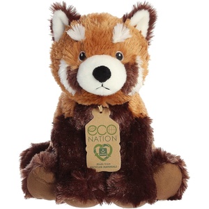 Aurora® Responsibly Made Eco Nation™ Eco Hugs™ Red Panda Stuffed Animal – Ideal for Playtime Adventures – Perfect for Birthdays or Just Because – 9.5 Inches