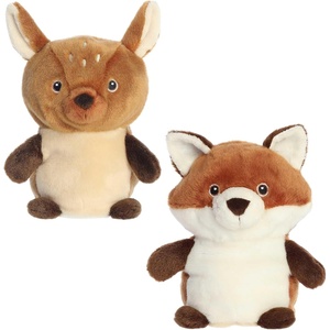 Aurora Responsibly Made Eco Nation Reversible Eco Pairs: Fawn and Fox Stuffed Animal – Ideal for Playtime Adventures – Perfect for Birthdays or Just Because – 6.5 Inches